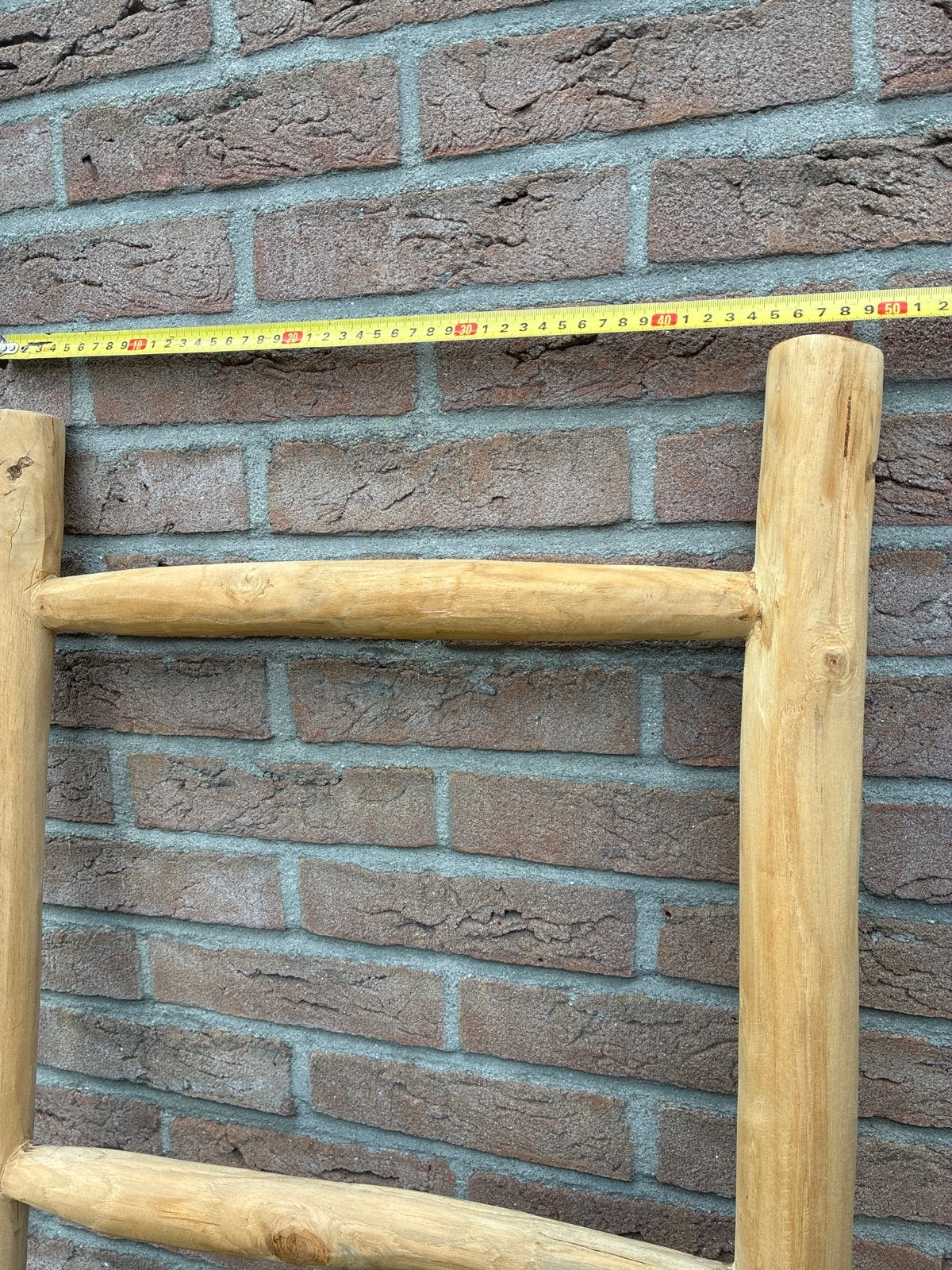Foto 4 van Decoratieve houten ladder - 180 cm hoog