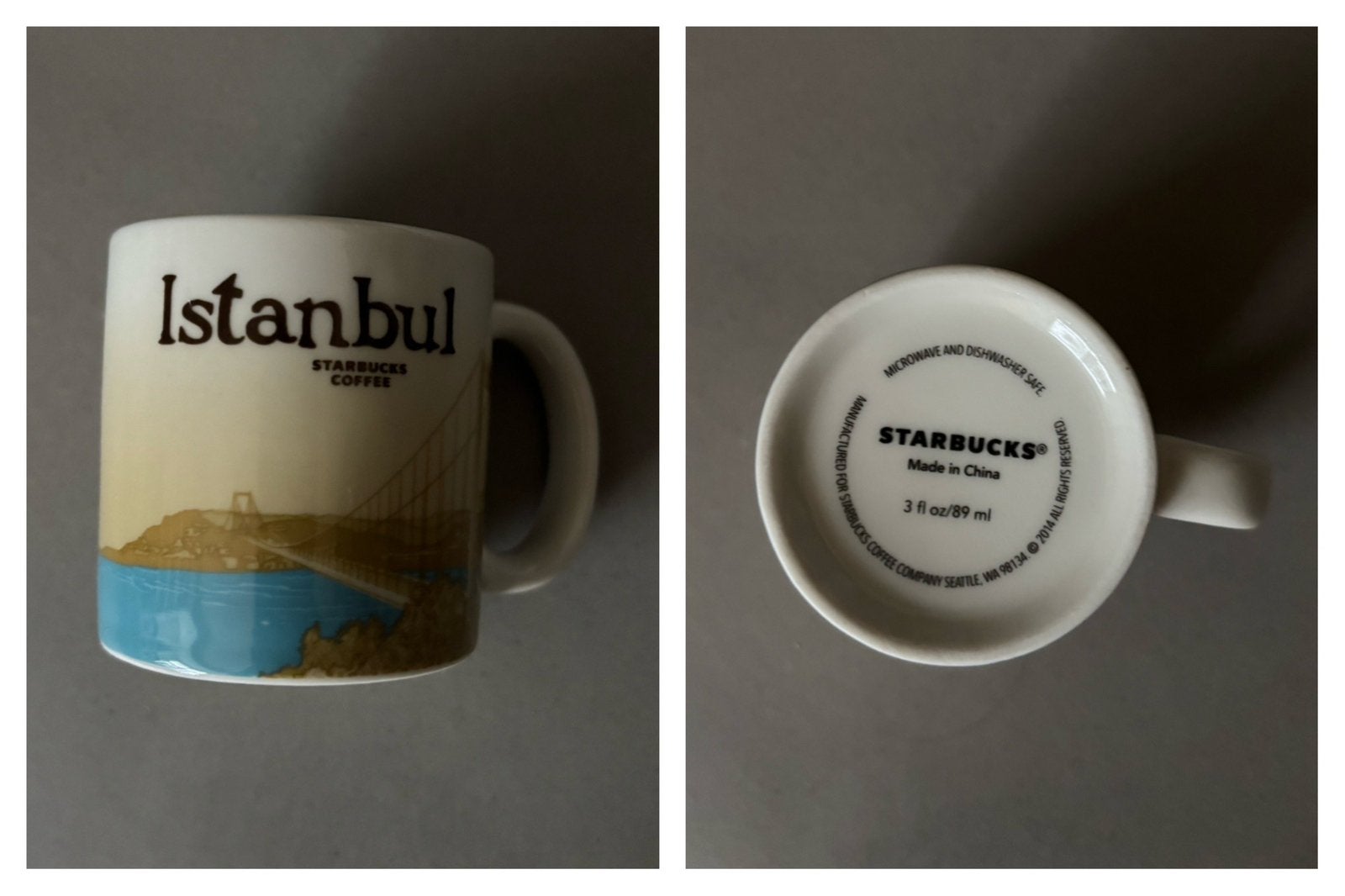 Starbucks espresso kopje Istanbul demitasse, Ophalen of Verzenden, Zo goed als nieuw