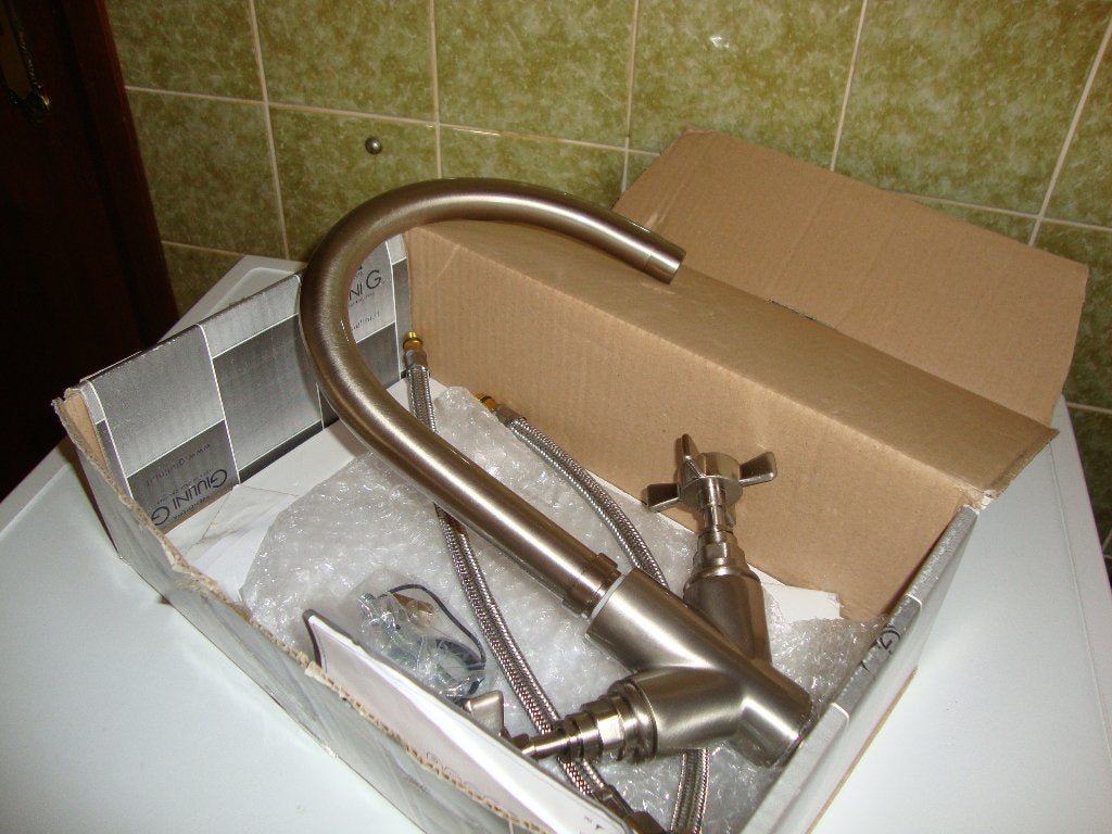 Keukenkraan met aansluiting, Ophalen, Nieuw, 50 tot 100 cm, Minder dan 100 cm
