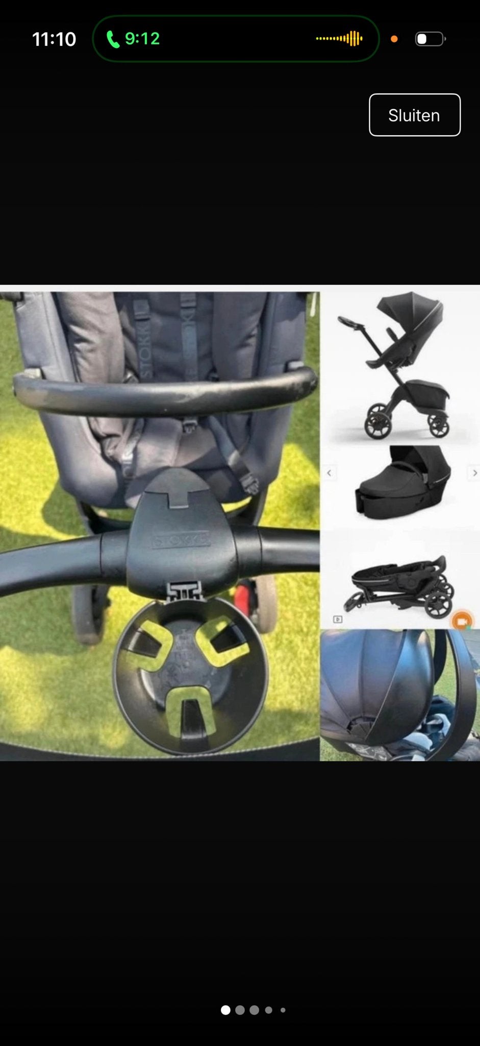 Stokke Xplory X Combiwagen met autostoeltje en reiswieg, Zo goed als nieuw, Combiwagen, Met autostoeltje, Ophalen