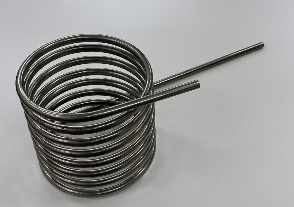 heatpipe dompelaar wortkoeler koeling spiraal element RVS, Ophalen of Verzenden, Nieuw