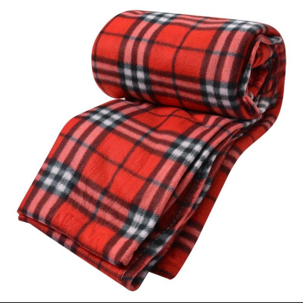 woondeken plaid deken ruiten rood clayre & eef landelijk, Clayre&Eef, Nieuw, Ophalen of Verzenden, De Giesel