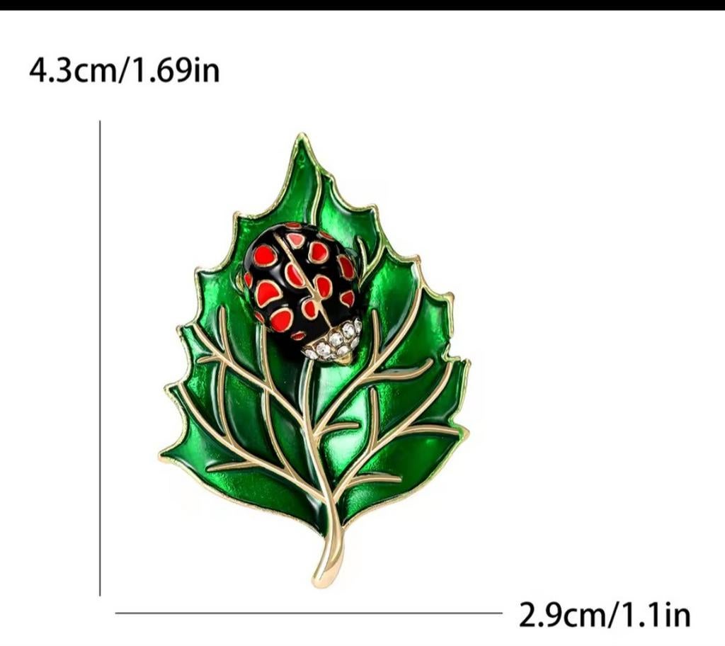 Broche lieveheersbeestje - GRATIS verzending!, Overige materialen, Minder dan 4 cm, Nieuw, Ophalen of Verzenden
