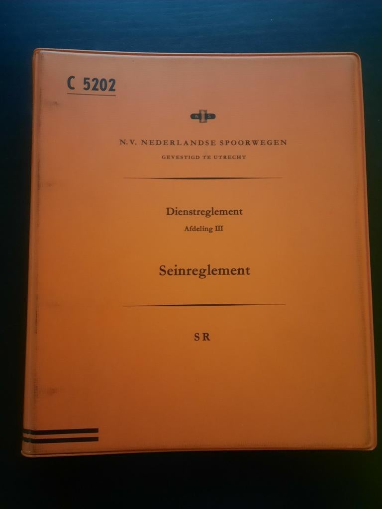 Dienstregelement Nederlandse Spoorwegen, Verzamelen, Spoorwegen en Tramwegen, Ophalen of Verzenden, Trein