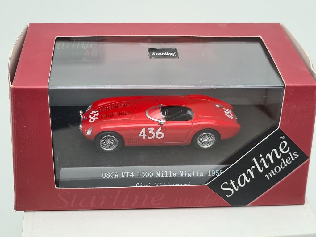 OSCA MT4 - 1500 Mille Miglia 1956 - Starline 1/43, Verzenden, Zo goed als nieuw, Auto, Starline