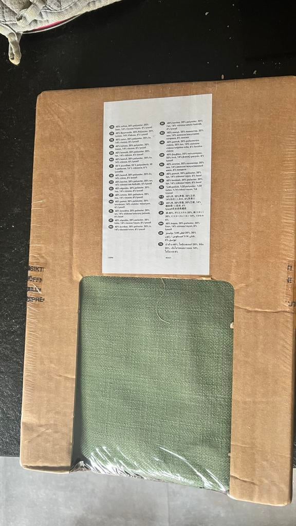Ikea Ektorp Svanby groen hoes voor voetenbank, Ophalen, Overige maten, Minder dan 75 cm, Nieuw