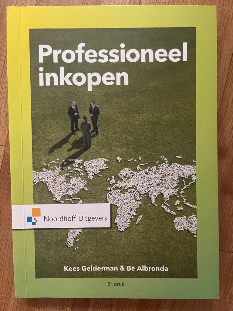 Professioneel inkopen 9789001877231, Ophalen of Verzenden, Beta, Zo goed als nieuw, HBO