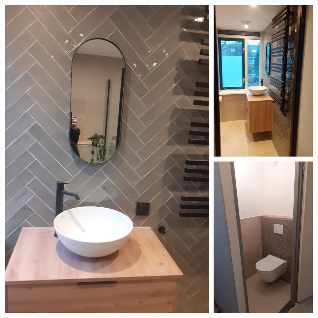 Moderne Badkamer Renovatie, Ophalen of Verzenden, Nieuw, Met douche
