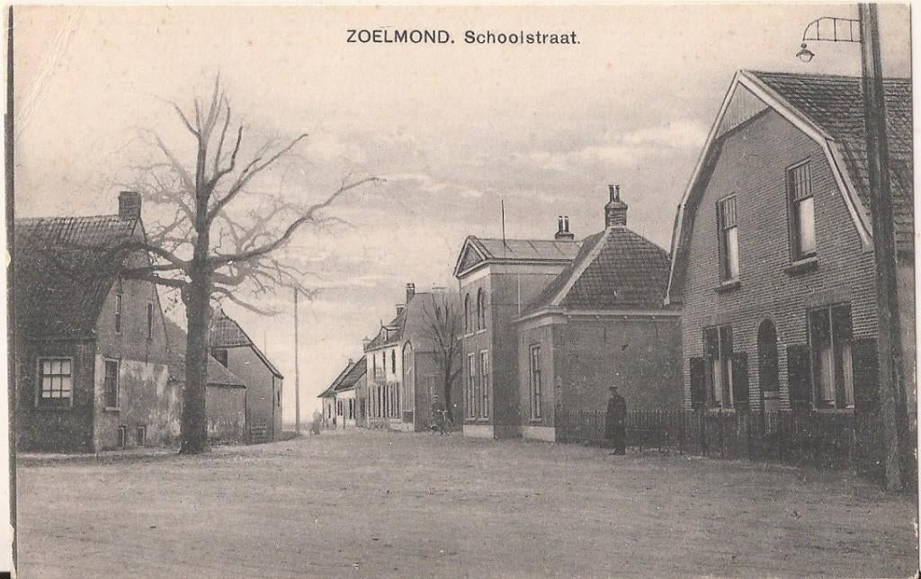 Zoelmond Schoolstraat 30er jaren, Ophalen of Verzenden, 1920 tot 1940, Ongelopen, Gelderland
