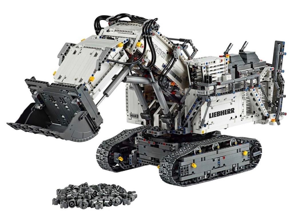Lego 42100 Liebherr R 9800 Graafmachine met LED, Ophalen of Verzenden, Zo goed als nieuw, Complete set, Lego