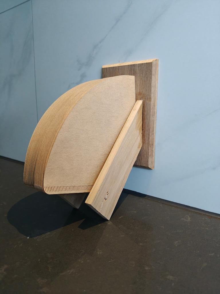 Eiken houten koffie filter houder, Ophalen of Verzenden, Nieuw