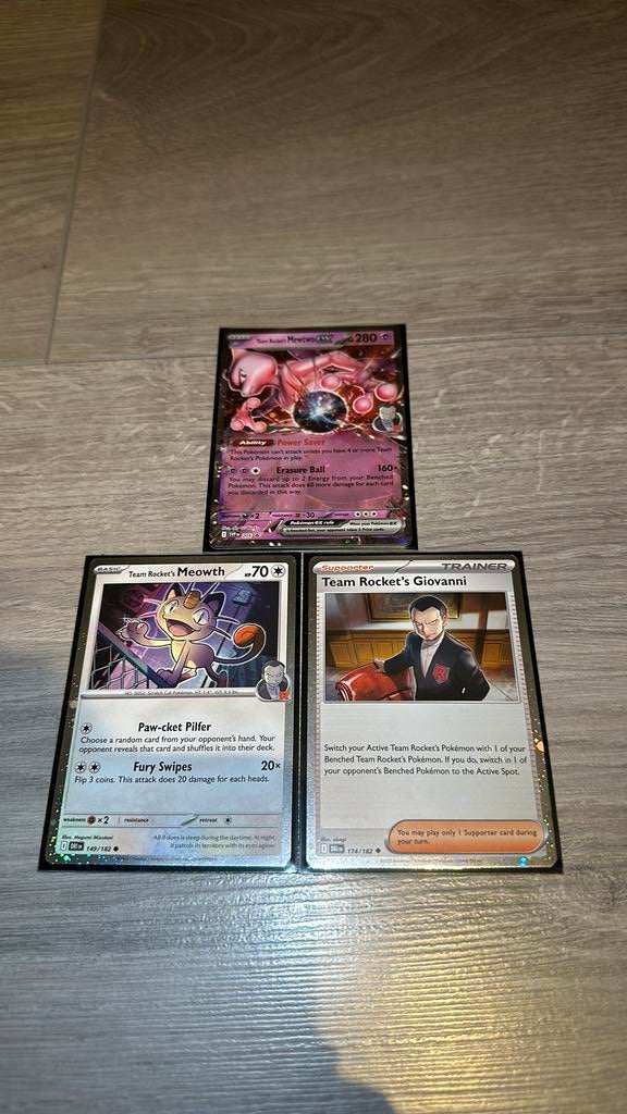 Team Rocket’s Mewtwo EX 205 Set, Ophalen of Verzenden, Zo goed als nieuw