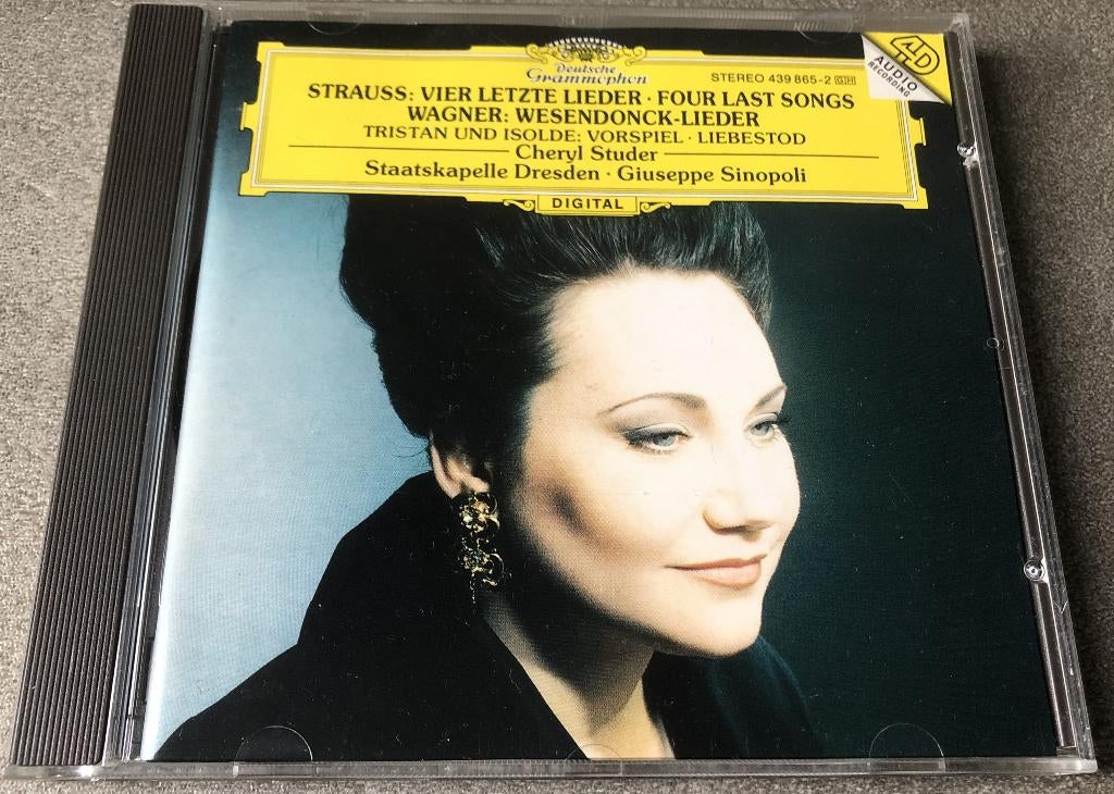 STRAUSS-WAGNER- 4 LETZTE LIEDER/WESENDONCK LIEDER -, Ophalen of Verzenden, Romantiek, Zo goed als nieuw, Vocaal