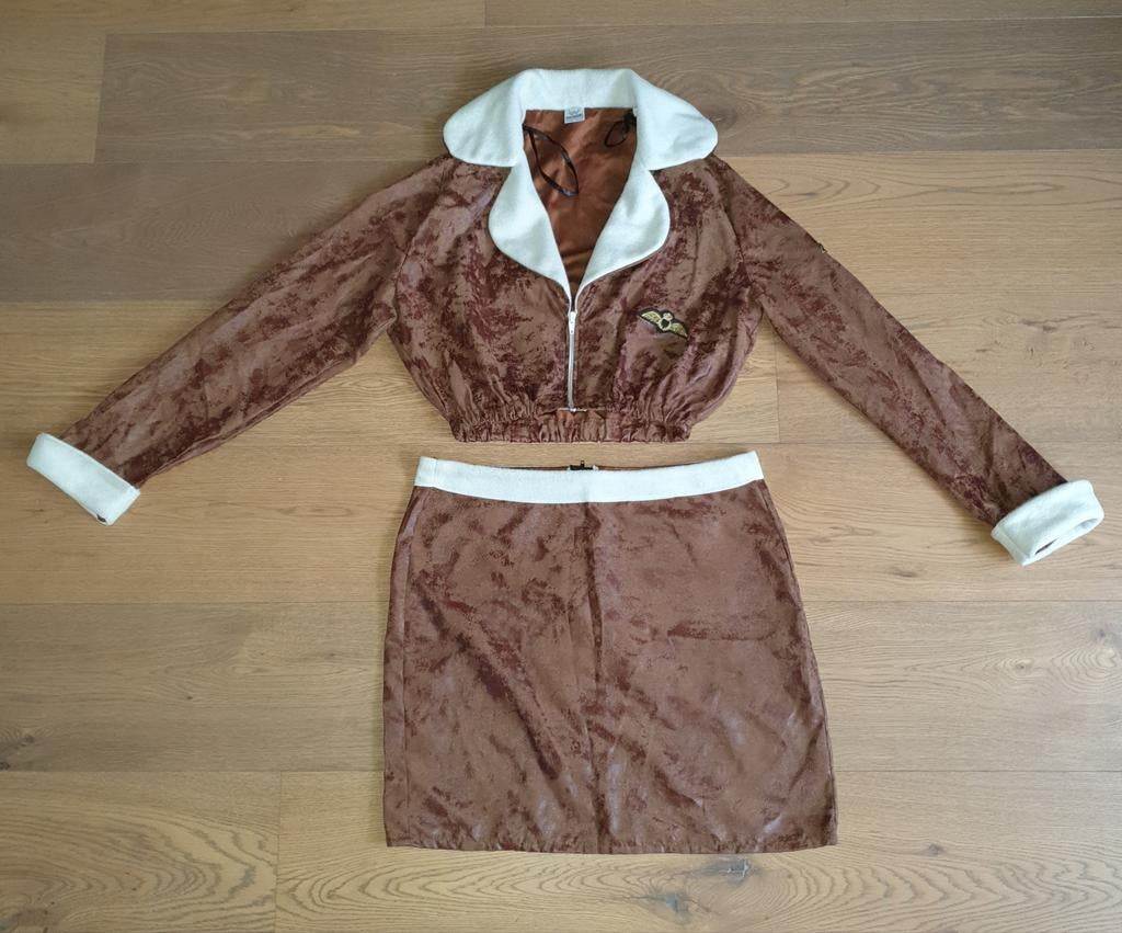 Piloten pak maat 40 Carnaval, Maat 38/40 (M), Carnaval, Ophalen of Verzenden, Kleding