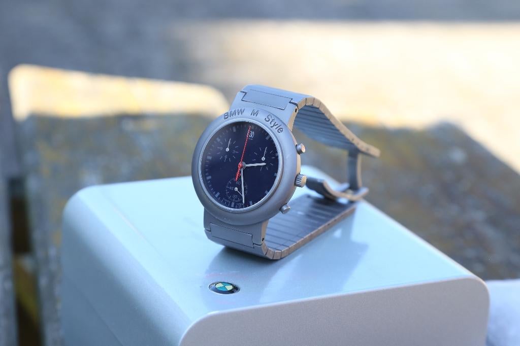 BMW M Style titanium horloge, Sieraden, Tassen en Uiterlijk, Overige merken, Overige materialen, Polshorloge, Overige materialen