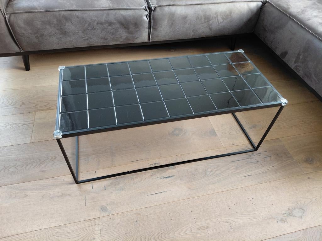Zuiver Salontafel glazend - Stijlvol en Modern, Ophalen, 50 tot 100 cm, 50 tot 100 cm, Zo goed als nieuw