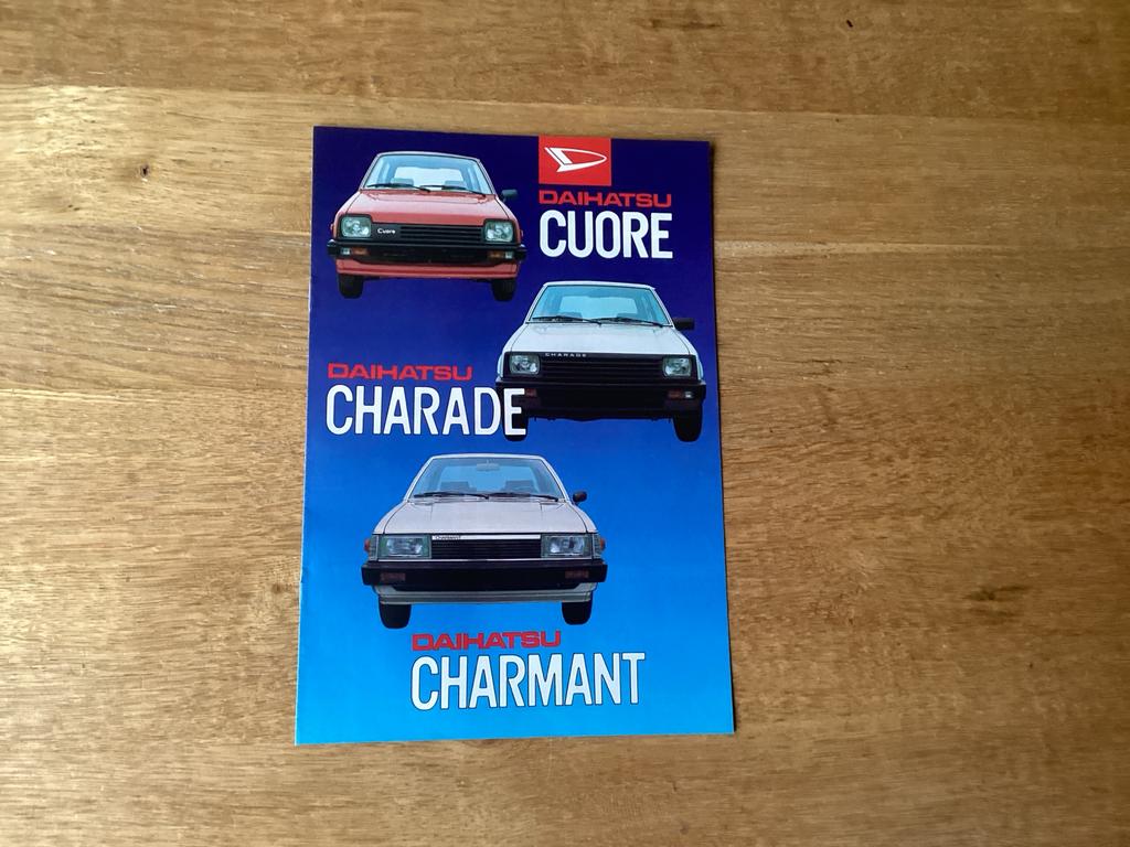 Daihatsu Brochure - Cuore, Charade, Charmant Duitsland, Ophalen of Verzenden, Zo goed als nieuw