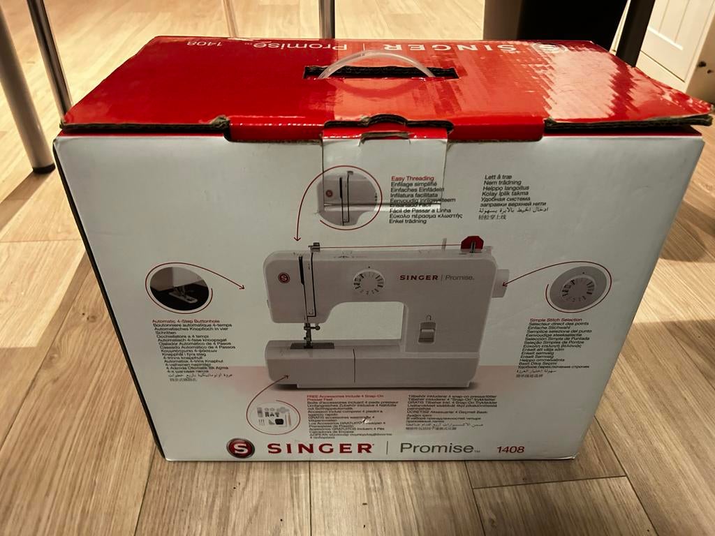 Singer Promise 1408 Naaimachine - Zo goed als nieuw!, Hobby en Vrije tijd, Naaimachines en Toebehoren, Ophalen of Verzenden, Zo goed als nieuw