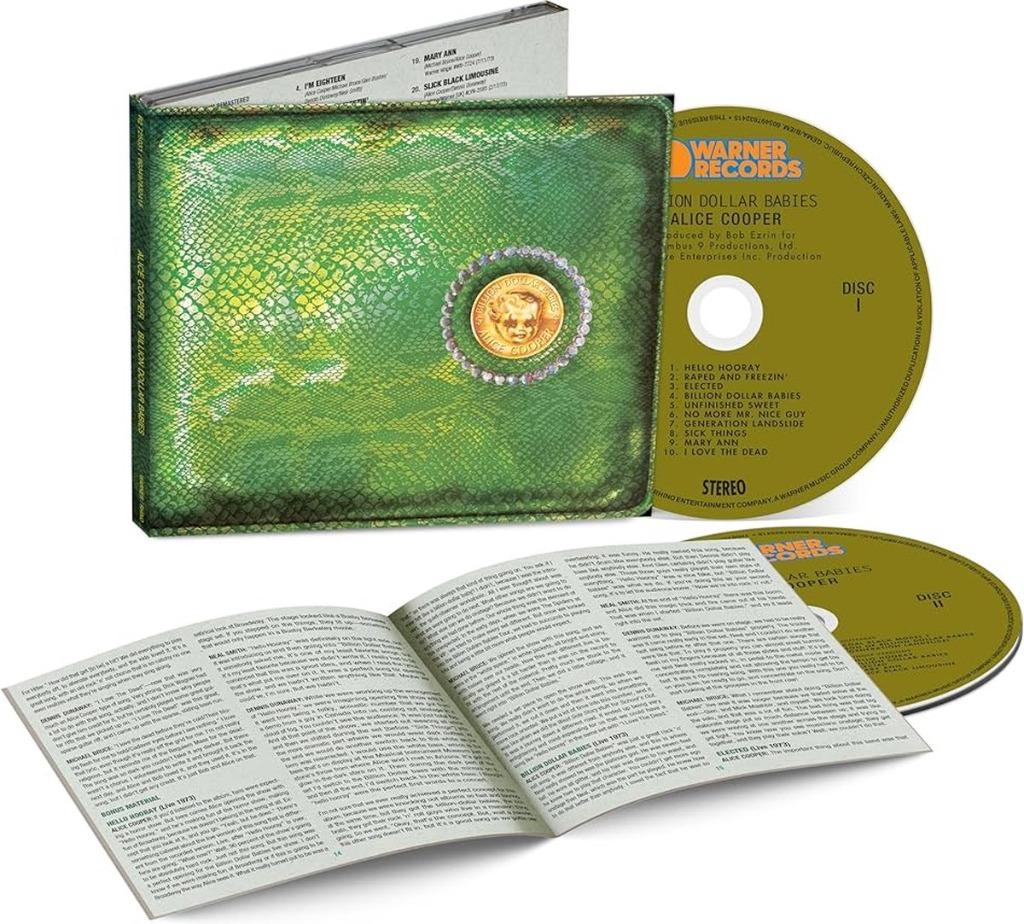 Alice Cooper ‎– Billion Dollar Babies 2024 2CD= sealed, Ophalen of Verzenden, Nieuw in verpakking
