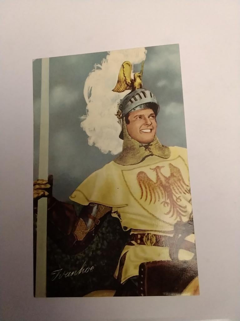 IVANHOE. -  ROGER MOORE, Verzamelen, Ophalen of Verzenden, Voor 1920, Sterren en Beroemdheden