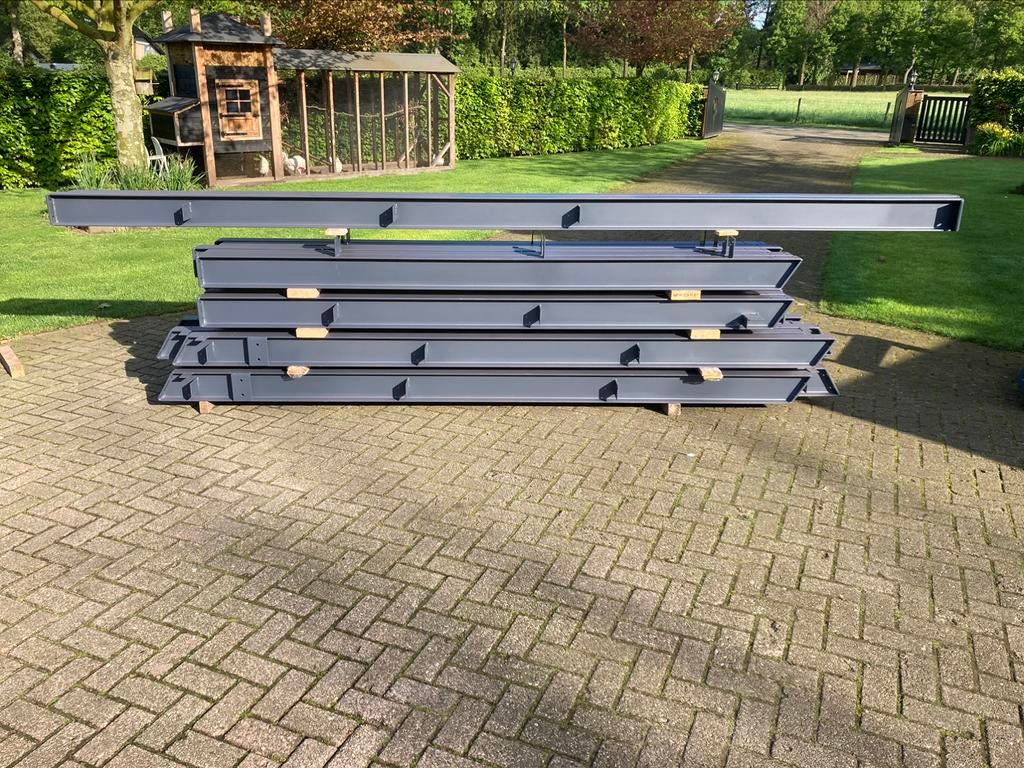 Spanten 6mtr breed x 12-13-14-15-16mtr lang, Ophalen of Verzenden, Nieuw, IJzer