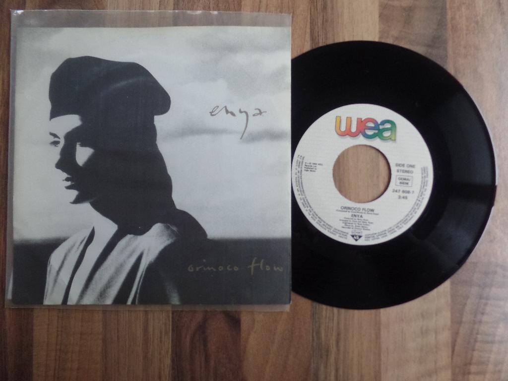 single  Enya - Orinoco Flow, Cd's en Dvd's, Vinyl Singles, Gebruikt, 7 inch, Single, Ophalen of Verzenden