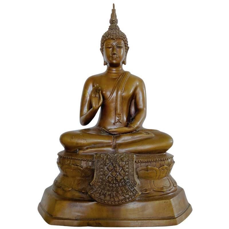 Authentiek Thais bronzen Boeddhabeeld LOT 185