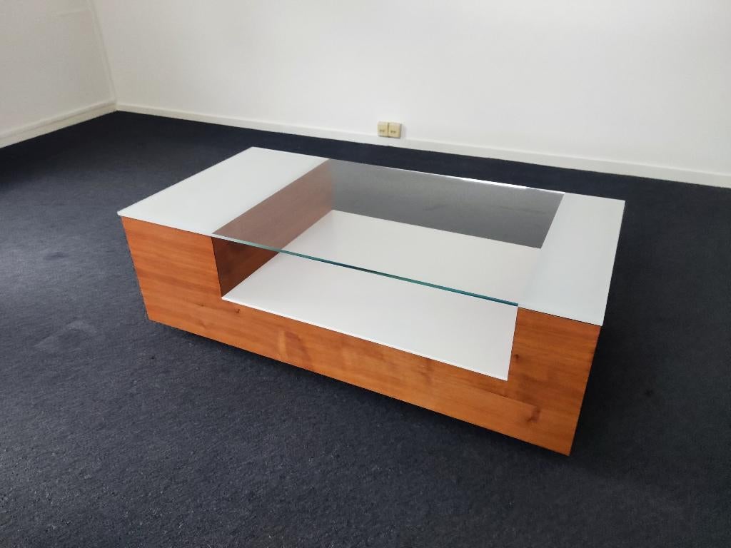 Karat Salontafel (Prototype), Ophalen, 100 tot 150 cm, Glas, 50 tot 100 cm