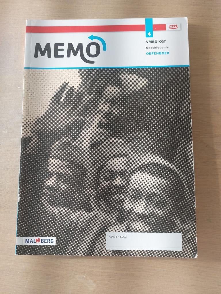 Memo Geschiedenis VMBO-KGT Oefenboek, Geschiedenis, Ophalen of Verzenden, Sanne van den Dries, e.a., Gelezen