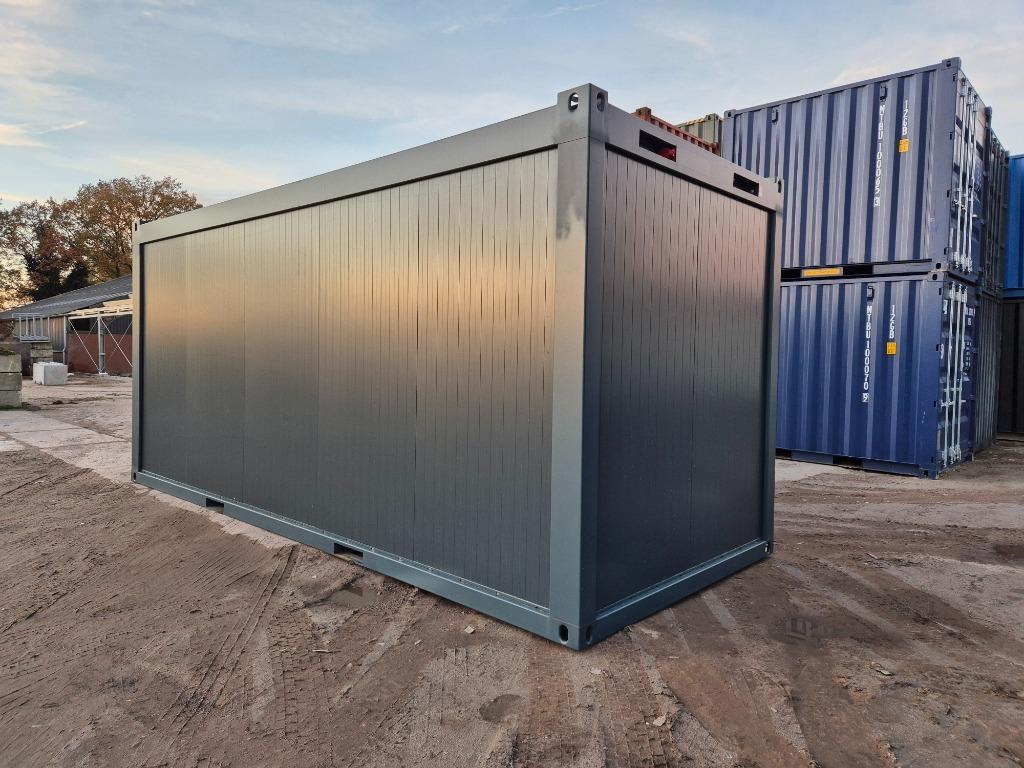 Schaftunit, zeecontainer 20ft RAL 7016 antraciet, Ophalen of Verzenden