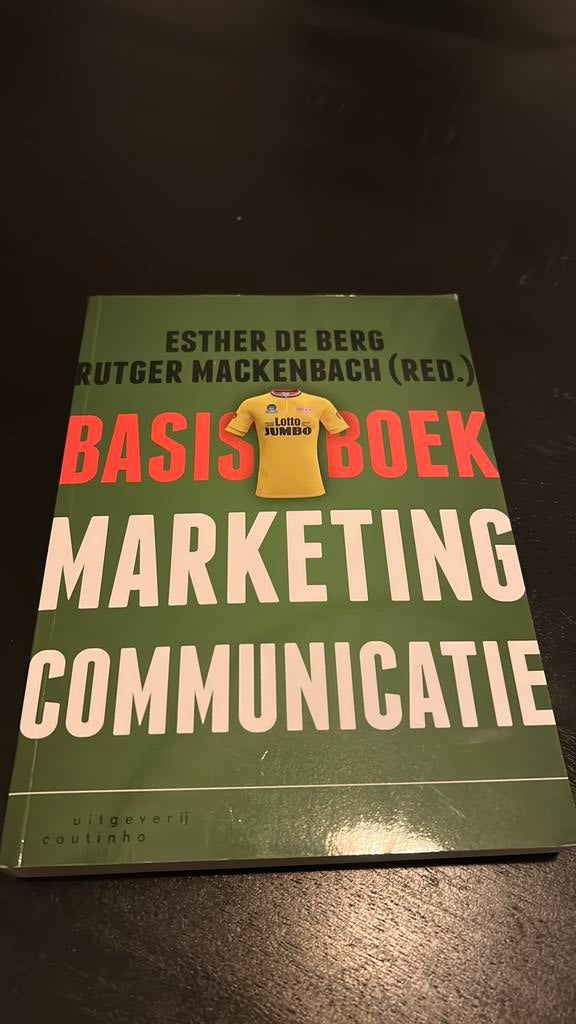 Basisboek marketingcommunicatie | Management opleiding HBO, Boeken, Ophalen of Verzenden, Nieuw, Management