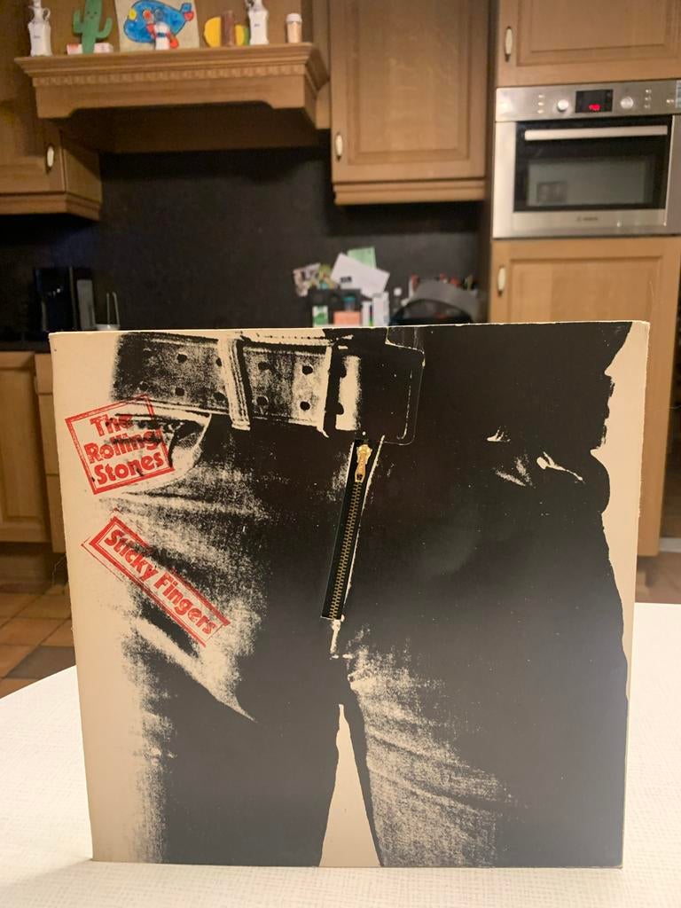 The Rolling Stones - Sticky Fingers LP, Cd's en Dvd's, Vinyl | Rock, Ophalen of Verzenden, Gebruikt, 12 inch, Rock-'n-Roll
