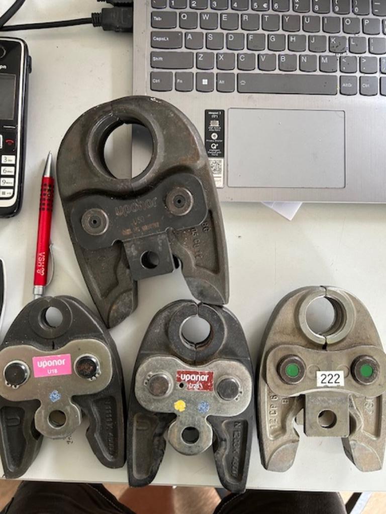 Uponor Persbekken U profiel 25, 32 en 50MM, Ophalen, Zo goed als nieuw