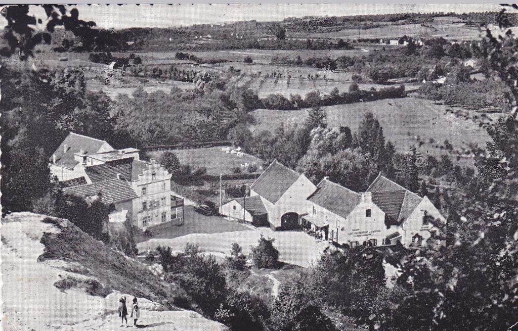 Valkenburg (L) De Geulvallei te Geulen. (1960), Ophalen of Verzenden, 1940 tot 1960, Gelopen, Limburg