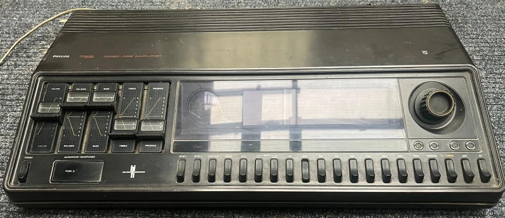phillips type762 22ah/00 tuner versterker jaren 70, Gebruikt, Ophalen, Overige merken, Minder dan 60 watt