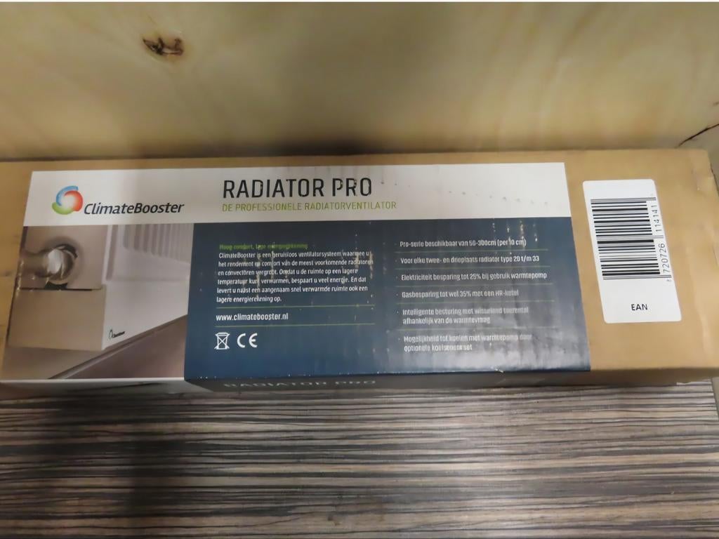 Climate Booster Pro - radiator ventilator - nieuw! 180 cm, Minder dan 30 cm, Hoog rendement (Hr), Overige typen, Nieuw