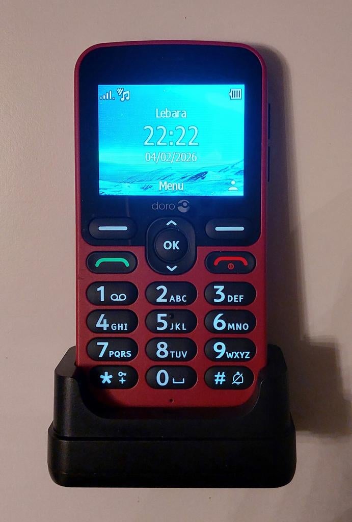 Doro 1880 Senioren GSM groot scherm 4G Alarm Camera Zaklamp, Ophalen of Verzenden, Klassiek of Candybar, Zonder simlock, Zonder abonnement