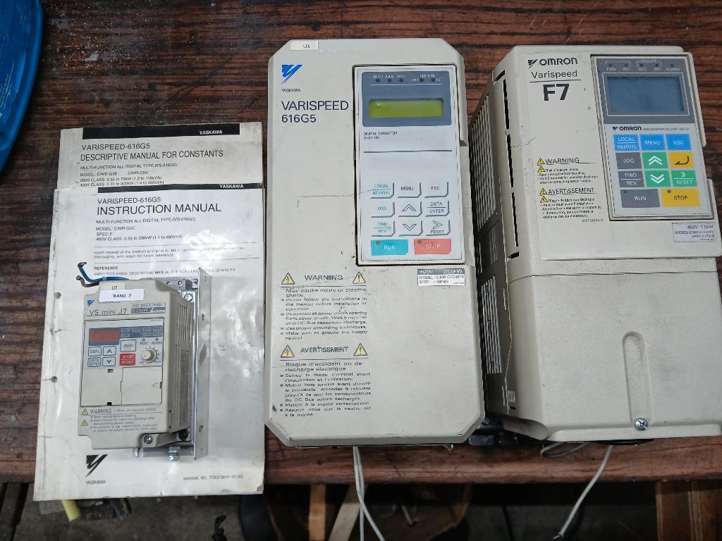 frequentie regelaars omron en yaskawa, Ophalen, Gebruikt