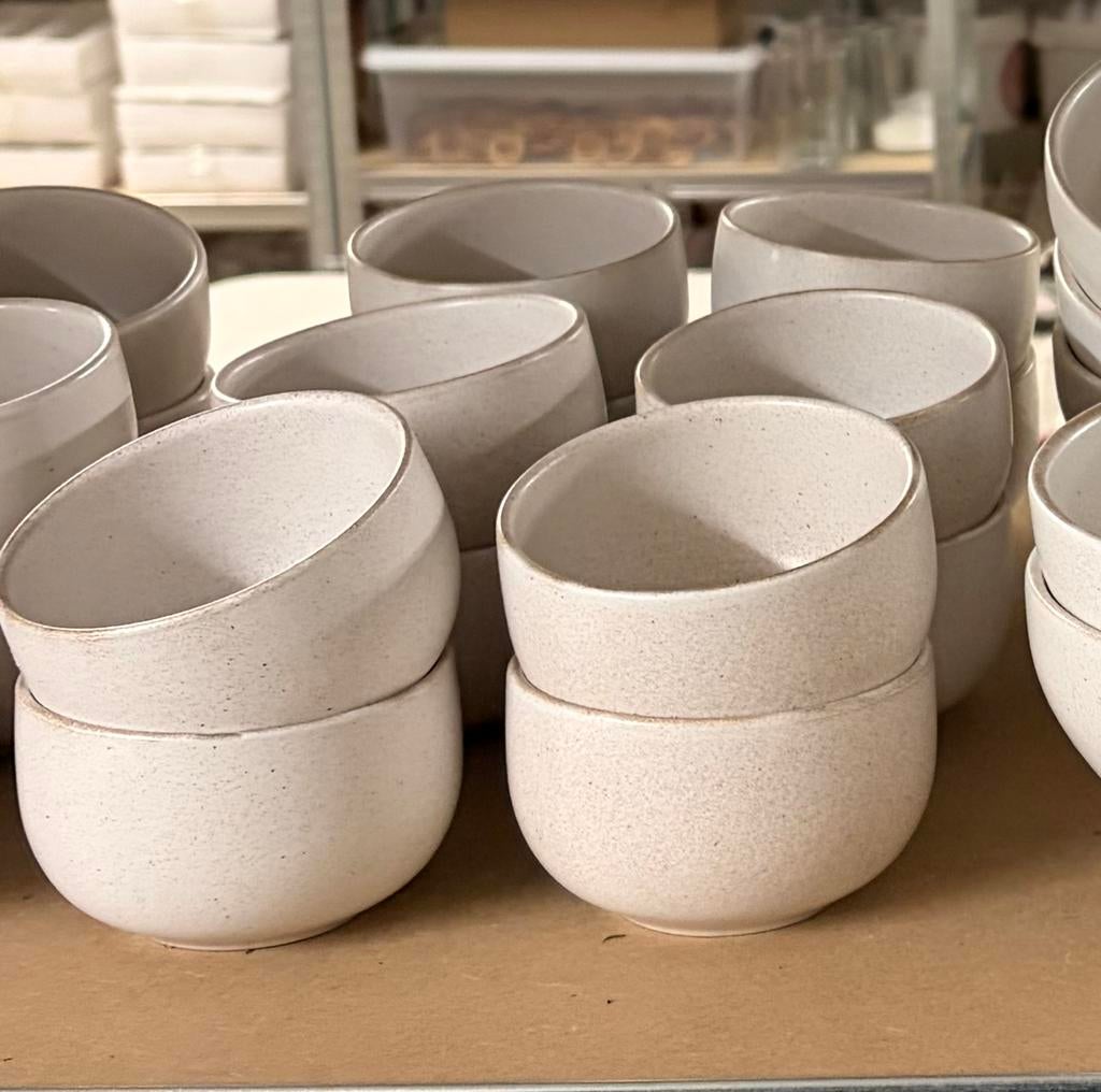 Kommetje 9 cm - 12st, Keramiek, Nieuw, Ophalen of Verzenden, Kom(men)