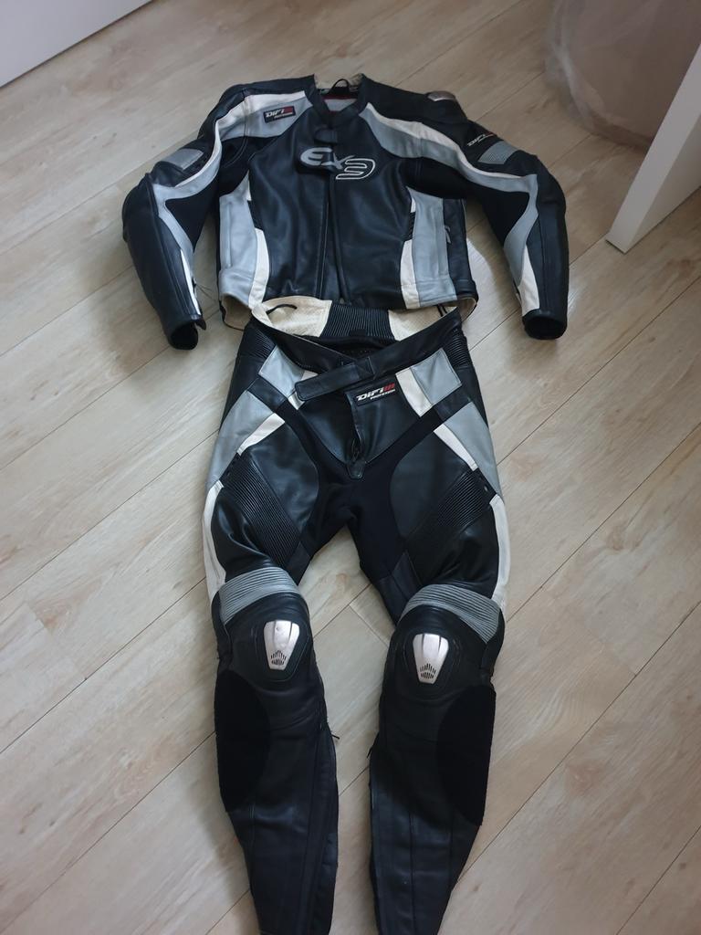 Difi EX-3 Leren Motorpak - Maat 52/L, Motoren, Kleding | Motorkleding, Ophalen of Verzenden, Tweedehands, Heren, Combipak
