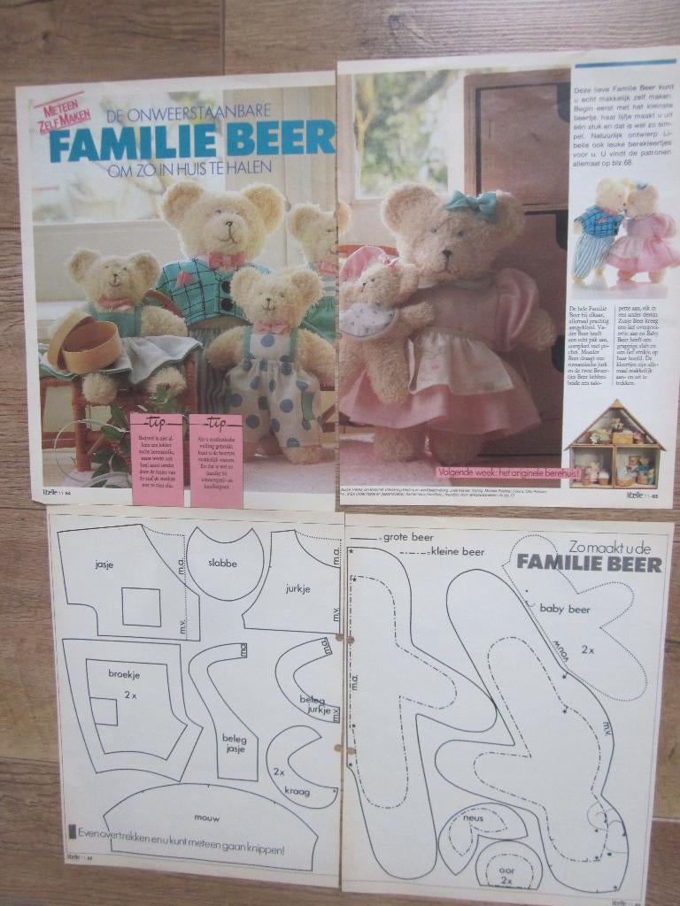 Meteen zelf maken: de onweerstaanbare familie beer knuffels, Hobby en Vrije tijd, Knutselen, Ophalen of Verzenden, Nieuw, Knutselwerk