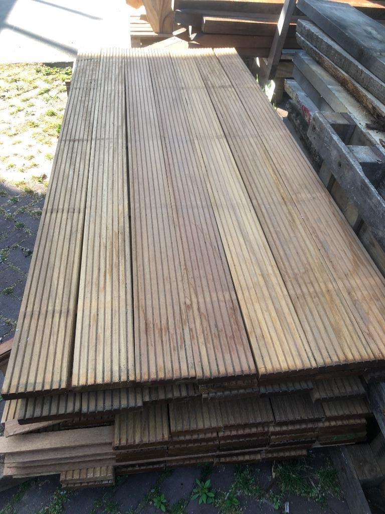 Vlonderplanken purperhart beter dan bankirai, Ophalen, Nieuw, Hout