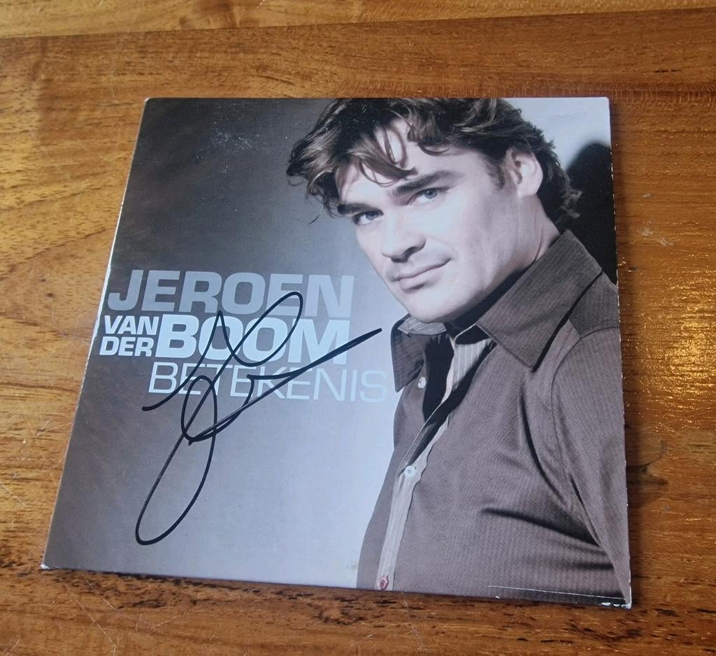 Gesigneerde CD Jeroen van der Boom, Verzamelen, Ophalen of Verzenden, Zo goed als nieuw