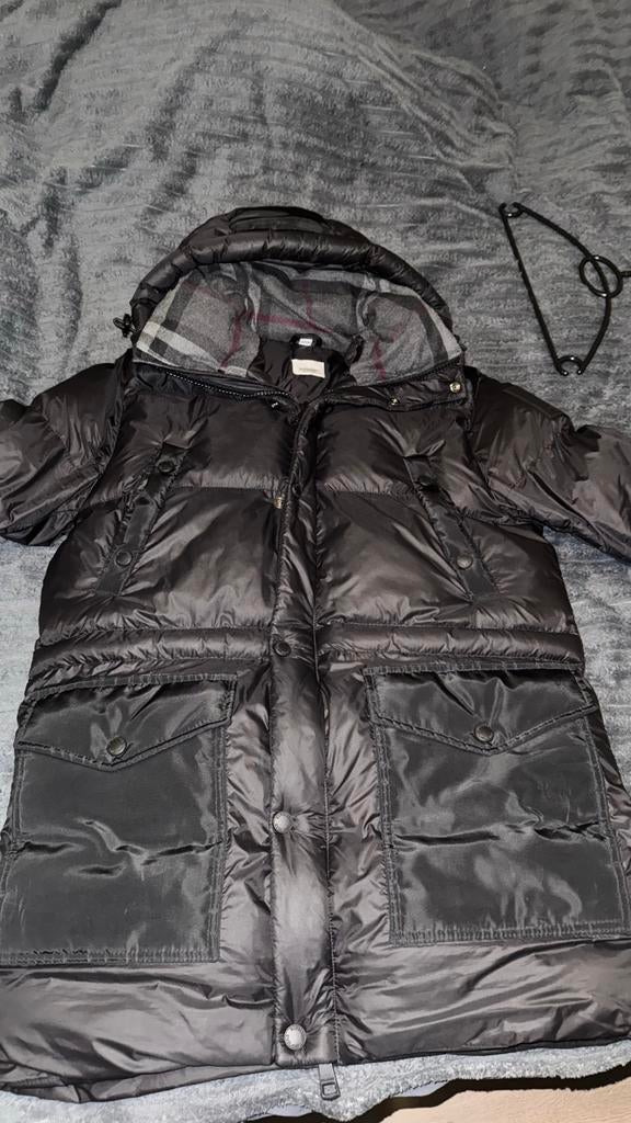 Burberry Lockwell Puffer Parka Maat S, Kleding | Heren, Jassen | Winter, Ophalen of Verzenden, Zo goed als nieuw, Maat 46 (S) of kleiner