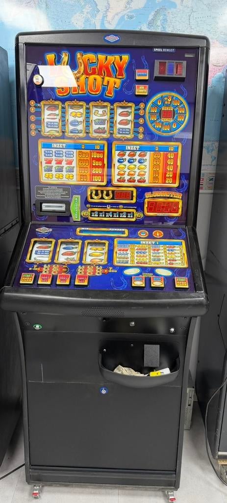Lucky Shot Gokkast, Verzamelen, Automaten | Gokkasten en Fruitautomaten, Euro, Ophalen of Verzenden, Gebruikt, Met sleutels