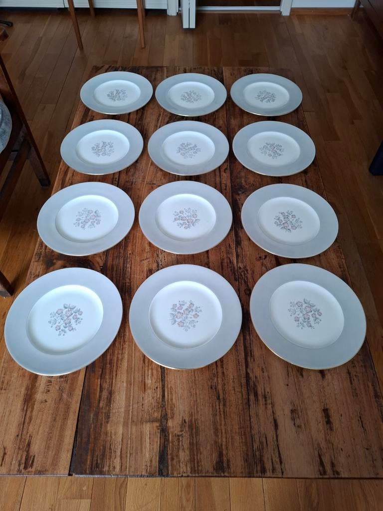 Wedgwood antique porcelain 12 stuks, Ophalen of Verzenden