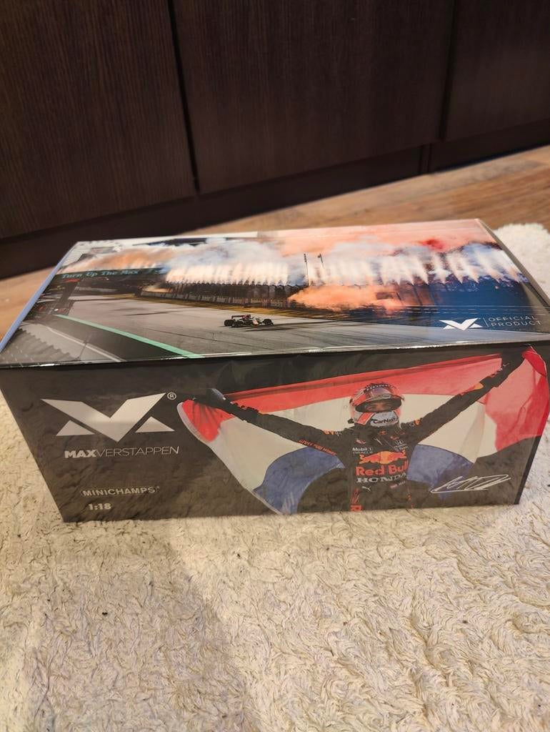 Max Verstappen Zandvoort winner 1:18 2021 official mv shop, Ophalen of Verzenden, Nieuw, MiniChamps