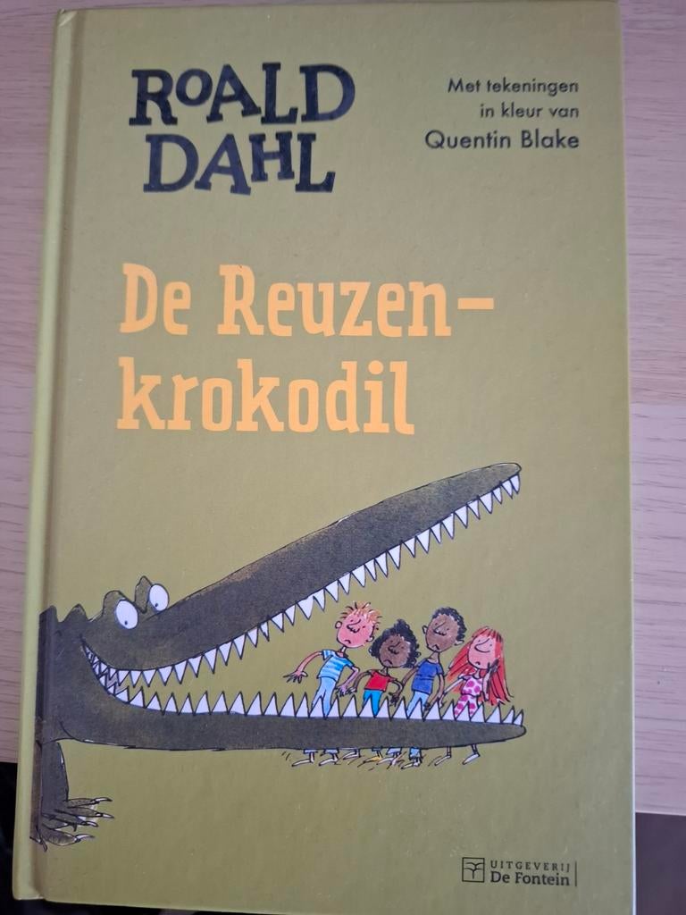 De Reuzenkrokodil - Roald Dahl, Ophalen of Verzenden, Zo goed als nieuw, Roald Dahl, Sprookjes