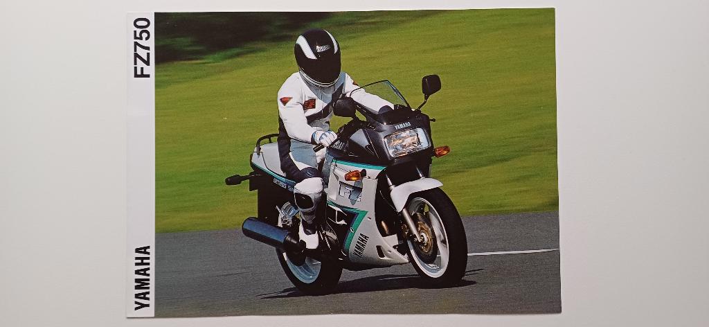 Originele folder Yamaha FZ 750 1986, Ophalen of Verzenden, Yamaha