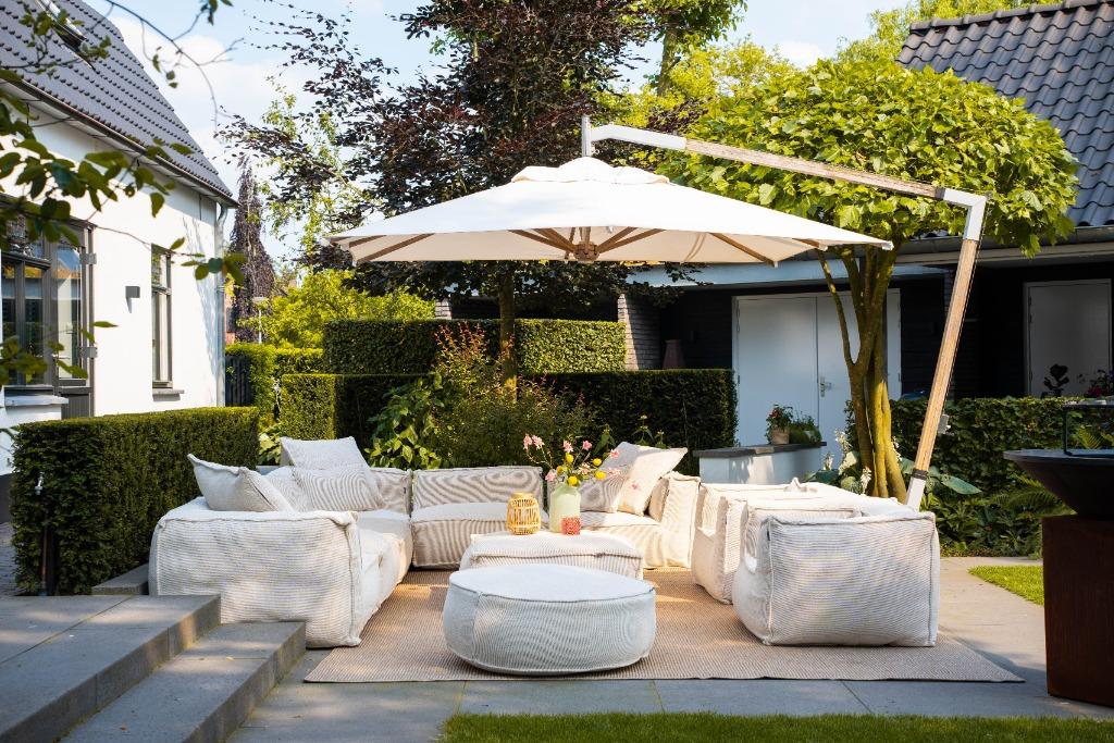 Outlet Tuinmeubelen – Longe set all weather - hoge korting, Tuin en Terras, Tuinsets en Loungesets, Ophalen, Overige materialen